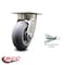 Service Caster 5 Inch Kingpinless Thermoplastic Rubber Wheel Swivel Caster with Swivel Lock SCC SCC-KP30S520-TPRRD-BSL - alternate 3